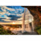 murando - Papier Peint Panoramique Adhésif Paysage 245x175 cm - Murale Autocollante - Beige gris bleu - Nature rochers ciel nuages eau prairie coucher de soleil paysage cascade c-B-10004-a-a