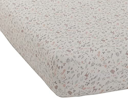 DOMIVA -Drap-Housse IMPRIMÉ 60X120 CM Imprime Lilas