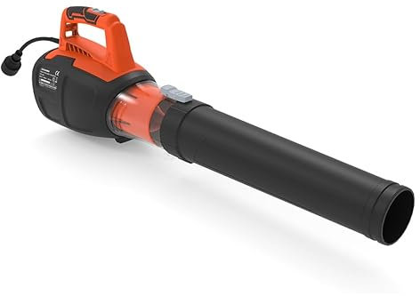 Yard Force 13A Electric Leaf Blower YF13JBL with 14000 RPM Speed, 130 MPH Air Speed, 630 CFM Air Volume, Light Weight