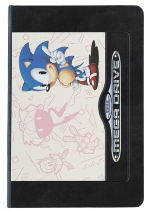 Grupo Erik Premium Notizbuch A5 Kariert Sonic Notizblock A5 Tagebuch für Erwachsene und Kinder mit Geschenkbox