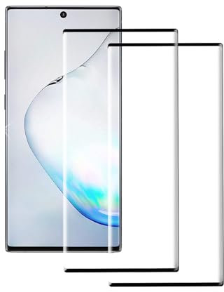 2 Stück Panzer Schutz Glas für Samsung Galaxy note 10 Plus, 9H Härte Glas Folie Displayschutz, HD Klar, Anti-Kratz, 3D, Anti-Bläschen Panzerfolie Schutzfolie Bläschenfrei Displayschutzfolie