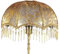 Sombra Europea de lámpara Vintage con borlas Victorian Fringe Lamp Shade 7.87x7.48 Pulgadas Decorativas Decorativas Sombra de luz Costeo para lámparas de Mesa E27, lámparas de lámparas Vintage Sombra