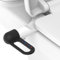 Atalawa - Bidet ultra sottile con doppio ugello autopulente, regolabile, acqua non elettrica, per lavaggio sanitario e femminile, colore: nero