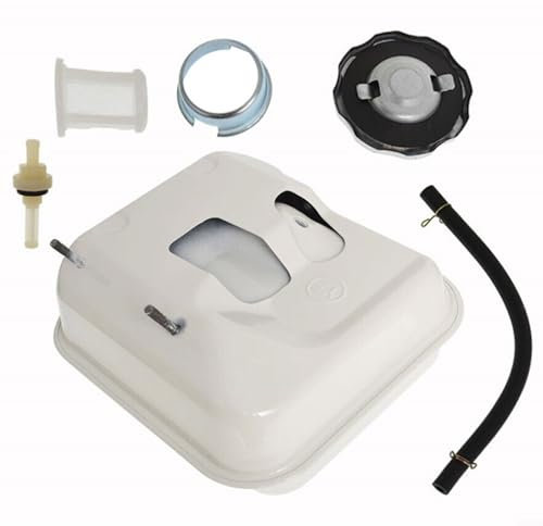 FUBESK Réservoir d'essence, assemblage de réservoir de carburant de rechange pour Honda pour GX120 GX140 pour GX200, réservoir de carburant de carburant adapté pour modèle de moteur de 5,5 à 6,5 CV,