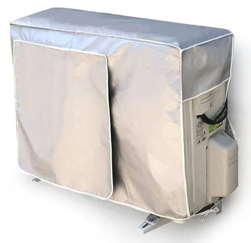 Couvercle de Protection pour Climatiseur, Couvercle de Climatiseur étanche, Couverture de Climatiseur Extérieur, Housse pour Climatiseur, pour la Construction de Maisons (96 x 40 x 70cm)