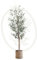 Maia Shop | Olivo Artificiale | Piante finte | Misure: 150 x 60 cm | Piante Finte da Interno | Pianta Artificiali | Pianta Finta Decorativa | Decorazioni casa | Minimal