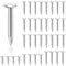Glarks 300Pcs 1-1/4inch Stahl Dachfilz Nägel Zink überzogene Dach Filz Pins Clout Nägel Countersunk Kopf Filz Nägel, für die Sicherung von Schuppen Dächer, Dachfilz Schiefer Bretter