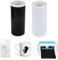 YBCCBY 2 Rollen Smart Vinyl Permanent für Cricut Joy Plotterfolie Selbstklebend Smart Adhesive Vinyl Folie Schwarz Weiß Vinylrolle Transferfolie Plotter Vinylfolie für DIY Tassen