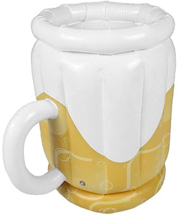 CIYODO Aufblasbarer Bier-eiskübel Stabiler Bierkühler Aus PVC Für Pool-grillveranstaltungen Im Freien
