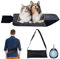YBCCBY Hundedecke Faltbare Haustier Decke Camping Doppelseitige Hundematte Wasserdicht Hund Katze Mat rutschfest Hundepolster Hundebett mit Tragetasche Reisedecke für Haustier (100 * 70cm)