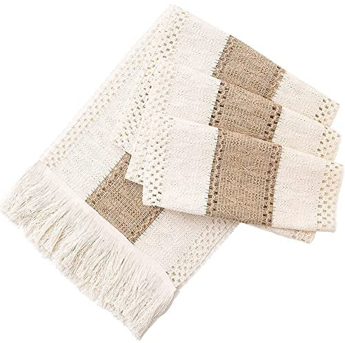 Diheohg Bauernhaus Boho Tisch Tuch, Naht Handarbeit HäKeln BöHmischer Stil, Geeignet für Den Esstisch Dekoration 180Cm