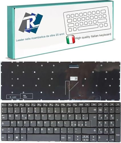 TELEMATICARICAMBI TASTIERA compatibile per Lenovo Ideapad 3-15ADA05 81W1 3-15ARE05 81W4 3-15IGL05 330S-15