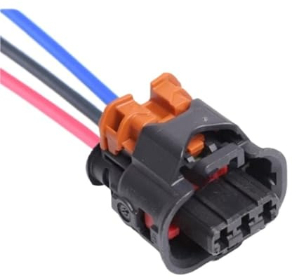 UEGVJIAS Conector Sensor Compatible con C&itroen 3 Pines Hembra Conectores del Cable Eléctrico De La Bobina De Encendido del Motor Conector del Mazo De Cables 13801763 F872100 13820323