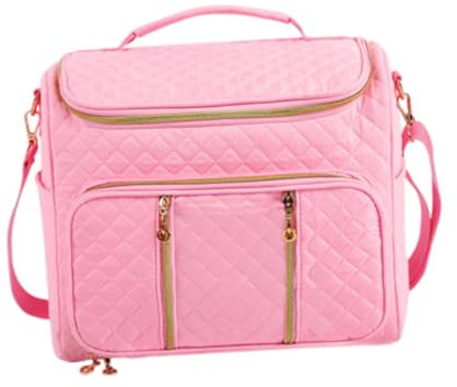 perfeclan Borsa per Filati E Attrezzi Da Uncinetto, Organizer per Maglia, Rosa