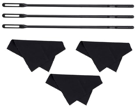Flute Cleaner Care Cleaning Kits Flute Cleaning Rod Cloth Combination Set Practical Cleaner Polishing Cloths Flute Cleaning Kits Maintenance Tool