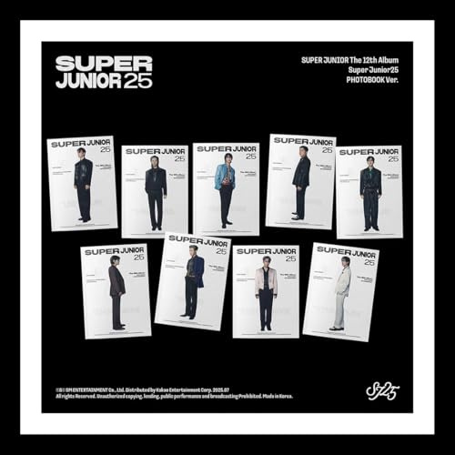 (LEETEUK.) SUPER JUNIOR SUPER JUNIOR25 12th Album PHOTO BOOK Ver. Book+Ticket+2 Card+GIFT
