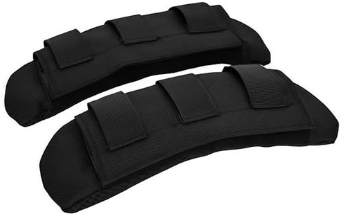 Gexgune Tactical Shoulder Pads - Ergonomic Strap Cushion for Plate Carriers, Backpacks & Weighted Gear | Adjustable Padding | Weight Distribution