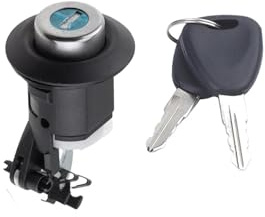SageFurned Verrou de coffre arrière 905020198R pour Dacia Logan Sandero Duster 2008-2013, serrure de porte de coffre de rechange directe avec 2 clés