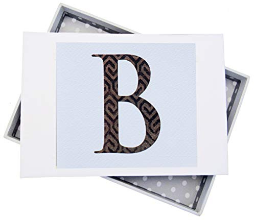WHITE COTTON CARDS Alphabetics Initiale B Mini Fotoalbum, Mehrfarbig