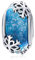 Abalorio de cristal de Murano de plata de ley para pulseras Pandora, Plata de ley Cristal Plata de ley, No es una piedra preciosa