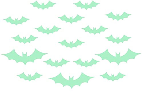 Nacnic Fledermäuse Leuchtsticker. Dekoratives Vinyl für Halloween. Tiere Wandaufkleber für Jugendzimmer, Gemeinschaftsräume, Geschäfte...