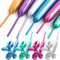 Boyigog Luftballons100 Stück Modellierung Ballons, Langer Ballons 9 color DIY Metallic Magische Luftballons Tierballons Mehrfarbenballons für Kindergeburtstag Party Hochzeit Dekoratio