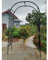 LINGOSHUN Arceau de Jardin Fer Forge,Arceau à Rosiers pour Plantes Grimpantes pour Extérieur Pelouse Arrière-Cour,DéCoration de Mariage/Noir / W3×H2.4m