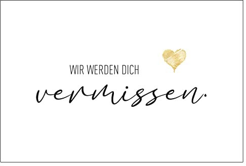 Merz Designkarten 1 edle Abschiedskarte Klappkarte Abschied Kollegin Kollege 10,5x14,8cm edles Premiumpapier, inkl.1 Naturumschlag, Mutterschutz Pension Ruhestand Rente Verabschiedung Jobwechsel