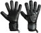 Keeperking Torwarthandschuhe Kinder Jugend Erwachsene Fußballhandschuhe ohne fingersave 4mm Vorhand (5, Schwarz)