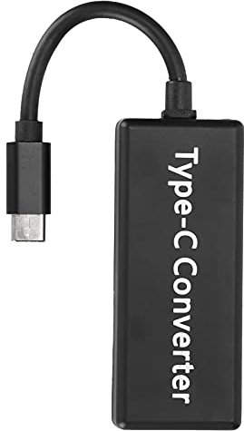 Elprico Convertidor Tipo C, Adaptador USB C para MagSafe 2 en Uno para MacBook, Consolas de Juegos Switch, Teléfonos Móviles, Portátiles(Negro)