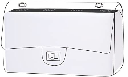 DGAZ Taschen Kissen für Chanel 2.55 Tasche, Luxustasche und Tote Tascheneinsatz, Speicher Schaum Einsatz für Damen Tasche (Weiß, Small)