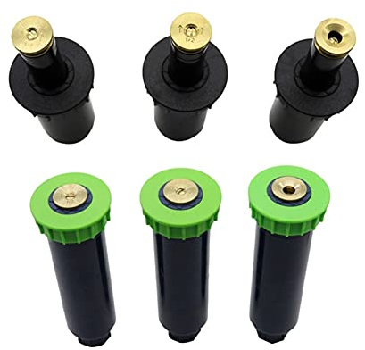 LRJSKWZC Garden Lawn Sprinkler Irrigation System 1/2 Inch Internal Thread 90 180 360 Degree Landscaping Pop-up Sprinkler Garden Water Irrigation Gear Driven Nozzle 1 (Color : 90 degree)