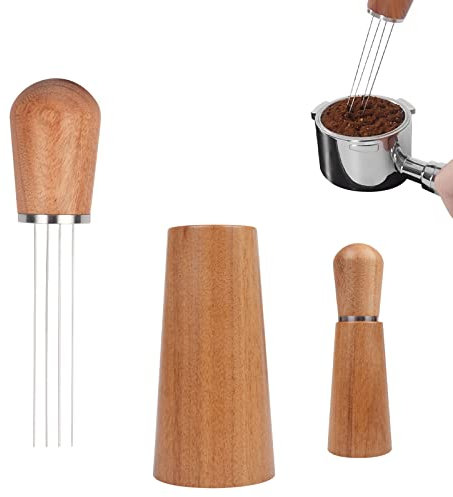 WAONIQ Verbessertes WDT Werkzeug Espresso Verteilerwerkzeug, Holz Espresso Nadel Rührer, Kaffee Tamper Espresso Nadel, Espresso KaffeeRührer, Distribution Tool, Zubehör für Espressomaschinen