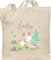 Baumwolltasche - Reh mit Name personalisiert I Rehlein I Rehkitz I Waldtier - Unisize - Naturweiß - kita wechselkleidung beutel stoffbeutel kindergarten tier waldtiere stofftasche