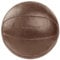 Retrospec Core Weighted Medizinball 1,8 kg, 100% Leder mit stabilem Griff für Krafttraining, Genesung, Balanceübungen und andere Ganzkörpertraining