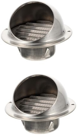 SOLUSTRE 2stücke Ablufthaube Für Außenbereich Wetterfestes Luftauslass Ventil Mit Energieeffizienter Luftabzug Installieren Für Dunstabzugshaube Und Klimaanlage