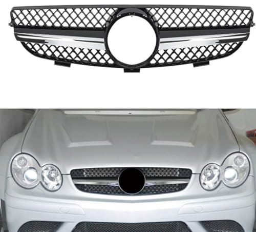 Doppellamellen-Frontstoßstange, Nieren-Doppelgitter, Grill-Ersatz, für Benz CLK Class W209 CLK63 CLK550 CLK320 2003-2009
