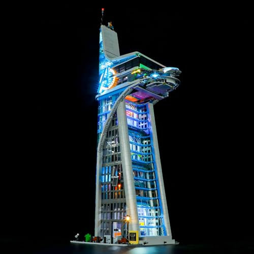 BRIKSMAX 76269 Licht für Lego Avengers Tower - Compatible with Lego Marvel Bausteinen Modell - Ohne Lego Set