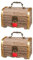 BESTonZON 2er-Box Kunsthandwerk Für Kinder Holzhandwerk Sparschwein Aus Holz Vintage Brusttasche Banken Für Kinder Hölzern Sparschwein Für Kinder Koffer Aus Holz Lagerung Holzkasten Bambus