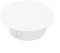 Couvercle décoratif en plastique amovible pour trou de climatisation 40-100 mm Blanc rond (70 mm)
