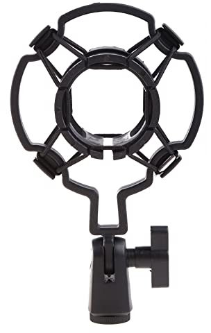 Hxyxbnhno Black Metal Microphone Stand with 5/8-27 Thread and 3/8-5/8 Screw Adapter