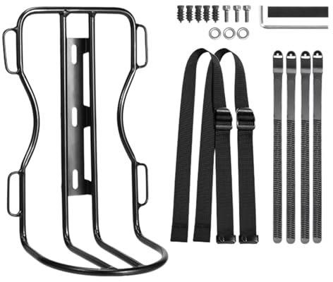 Touring Carrier - Front Pannier Rack Rack Holder for Front Fork | Carrier with Suspension for City , BIC