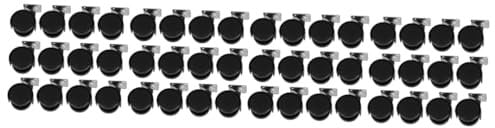 VILLCASE 4sets Replacement Wheels for Cart Practical Cart Wheels Easy to Install Casters for Furniture 12pcs*4