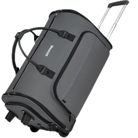 DEVPNR Rolling Garment Bags for Travel 59L, Gray, 59L, Rolling Garment Bags for Travel