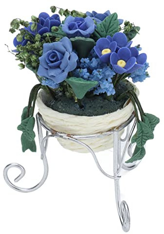 Gonetre Fleurs Miniatures Exquises, bonsaï en Argile, Décoration Pratique, échelle 1/12, Mini Maison, Plantes de Jardin Féerique