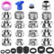 20pc Faucet Adapter Kit, Tap adapter for Kitchen Sink, Tap Aerator Faucet Adapters for Male Female, for Connecting Garden Hose Sink Water Filters