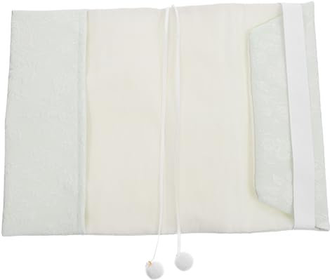 Angoily Bucheinband Aus Stoff Wiederverwendbarer Buchumschlag Buchumschläge Aus Papier Buchabdeckungen Notizbuchhülle Aus Filz Buchhüllen Für Taschenbücher Buchcover Häkeln Light Green