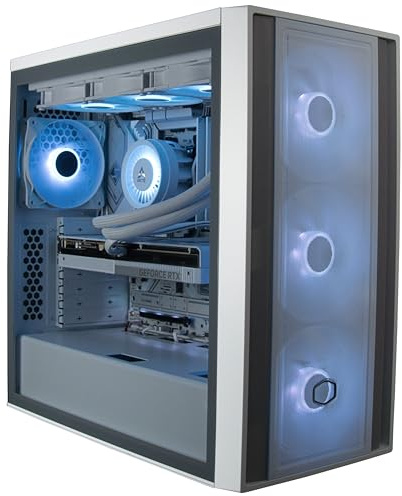 Formacom Gaming PC AMD Ryzen 9 9950X3D bis 5,7GHz Turbo 64GB DDR5-6000MHz RAM 4TB M.2 SSD RTX 5080 16GB GDDR7 Wi-Fi 360mm Wasserkühlung Windows 11 Pro Einstellbare RGB-Beleuchtung
