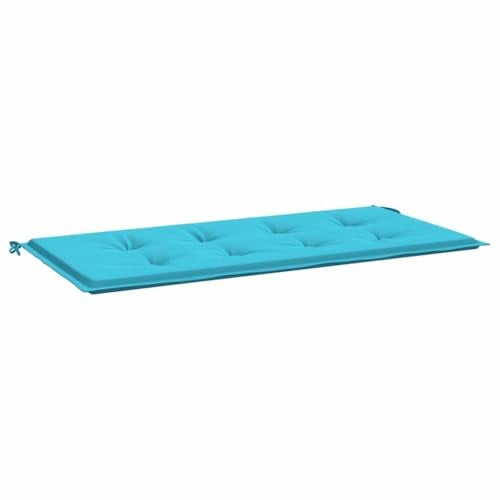vidaXL Garden Bench Cushion Turquoise 100 x 50 x 4 cm Oxford fabric, Outdoor Cushion, Bench Pillow, Indoor, Elegant Design, Plush Foam-Filled, Comfortable Seating Addition