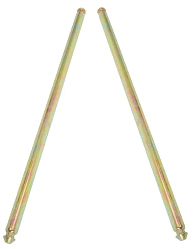 Ipetboom Waste Bin Axle Kit 55cm Galvanized Steel Rod, Outdoor Trash Can Replacement Parts, Sturdy Wastebasket Accessory for Wheelie Bin Repair – 2pcs Garbage Can Axle Components